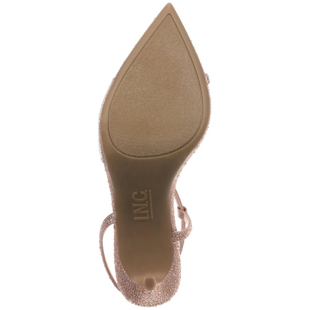 NWT INC International Concepts Womens Angiee Sandals Heeled Carnation Brown 8M - Picture 5 of 13
